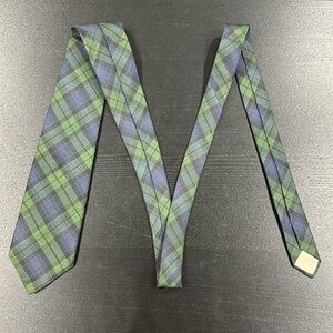 Aquascutum London Vintage Silk Plaid Tie